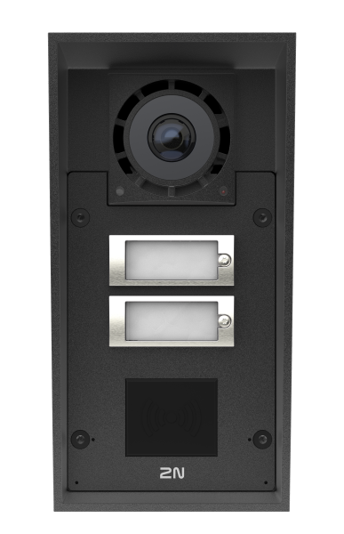 2N IP Force 2.0 - 2 Ruftasten + Kamera * RFID-ready; 10W Lautsprecher (IP69 / IK10)